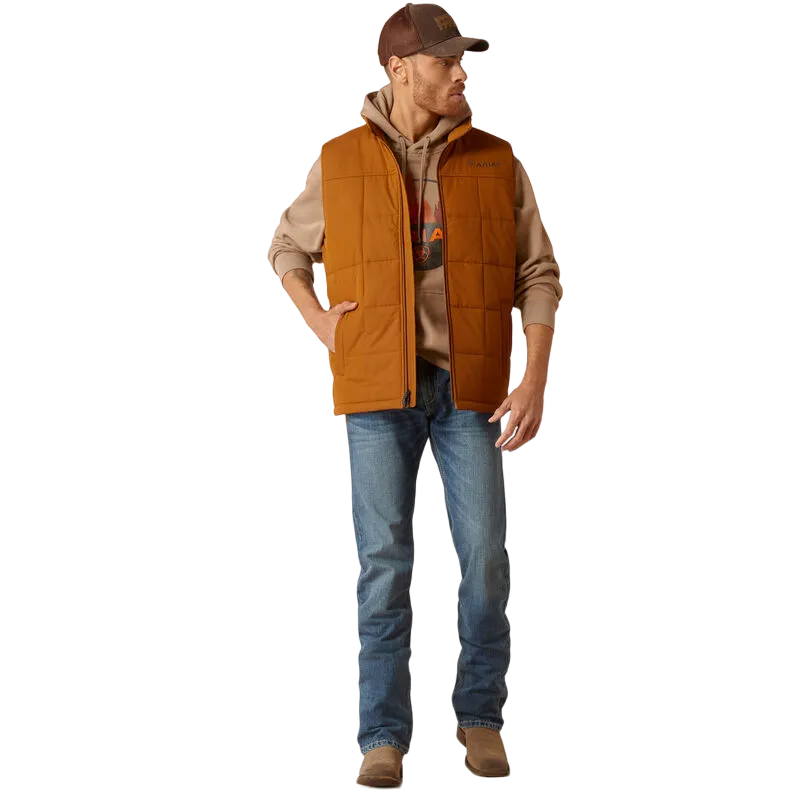 Arithtat Men's Crius Chestnut Insulated Vest