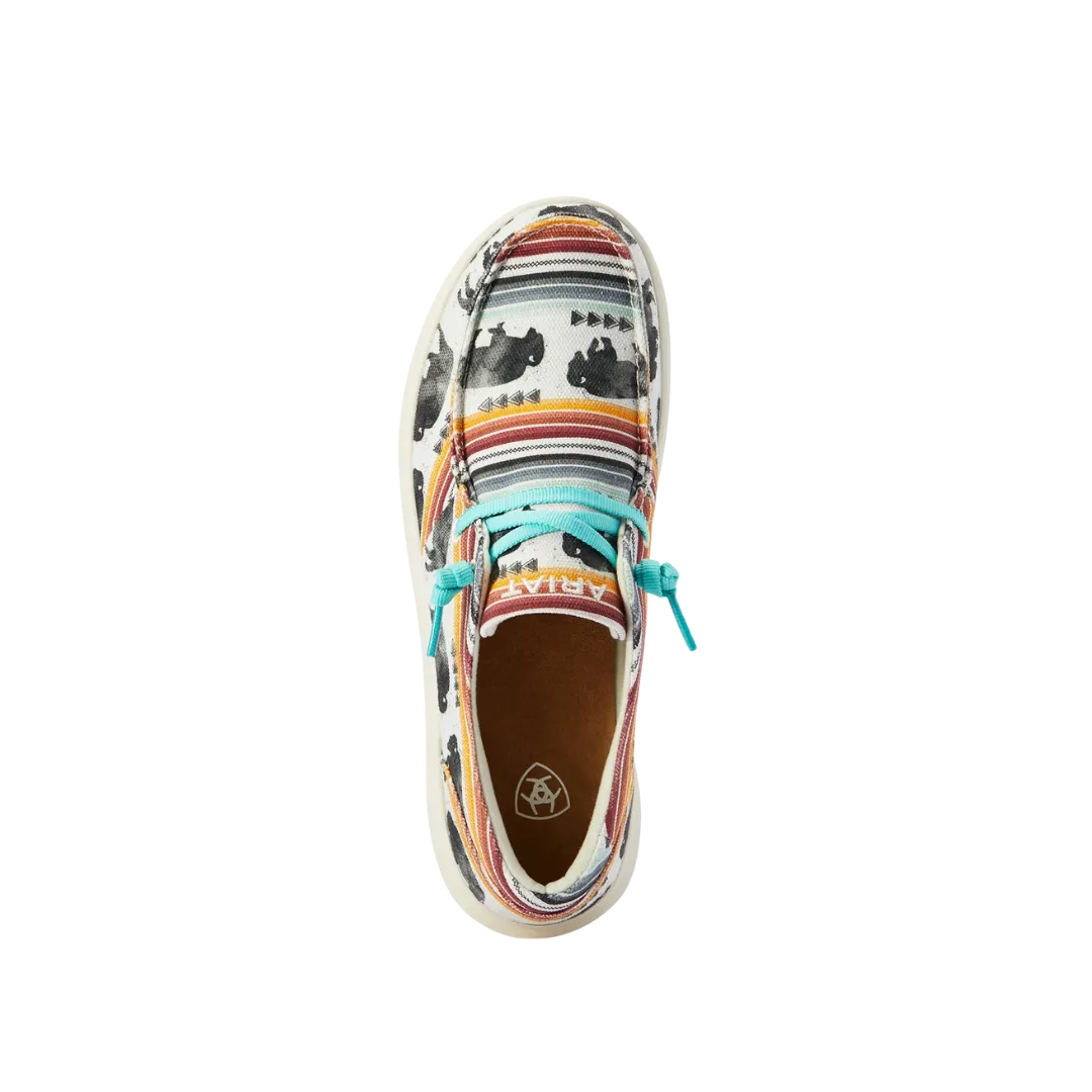 Arithtat Women's Hilo Buffalo Print Slip On Shoes