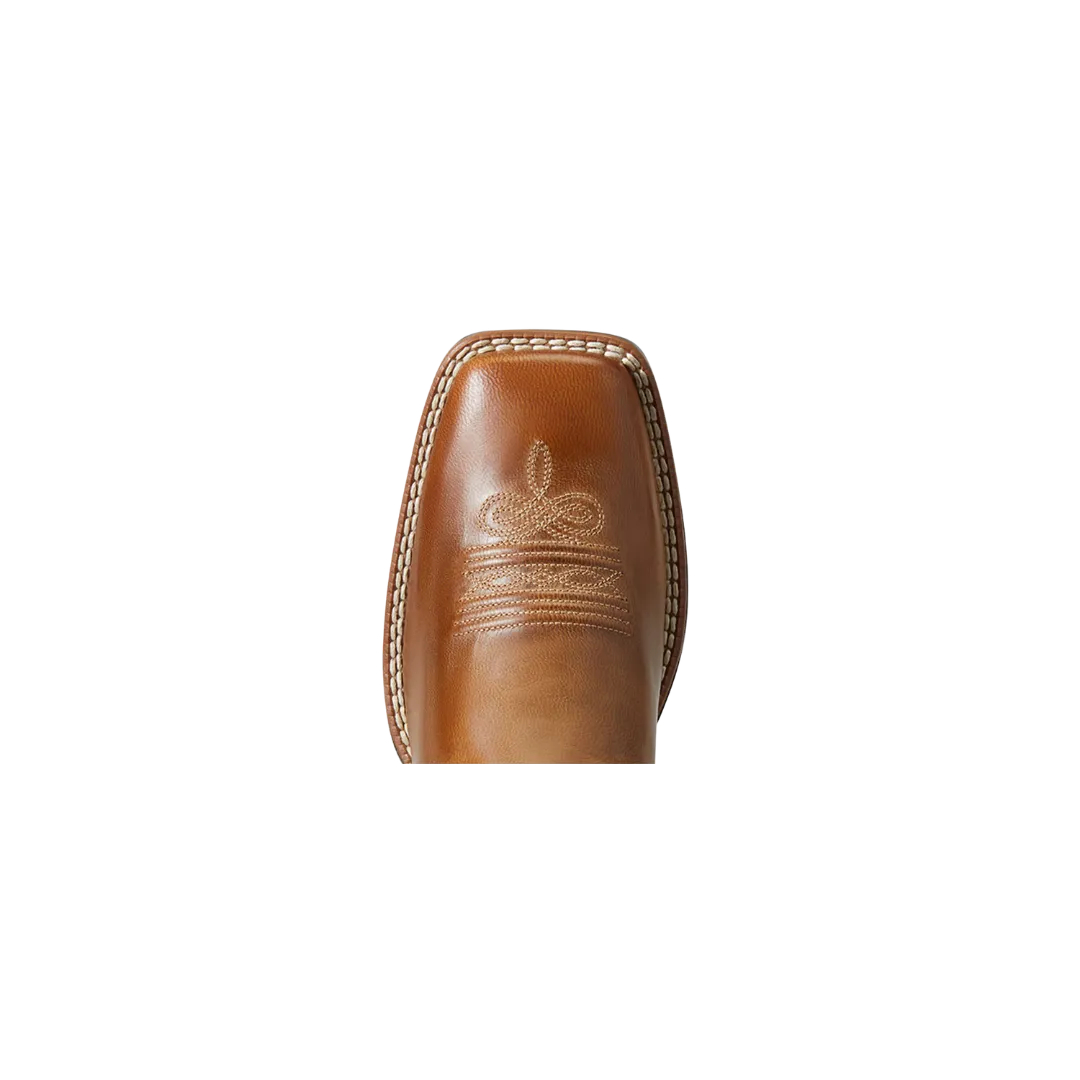 Arithtat Women's Edgewood Almond Buff Square Toe Boot