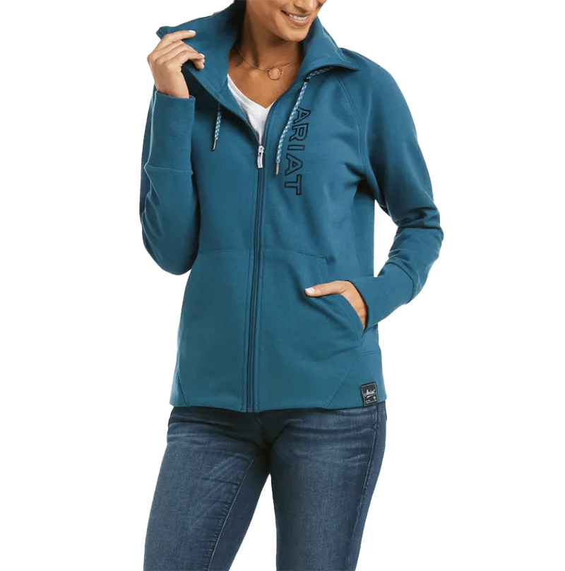 Arithtat Women's Team Logo Full Zip Sweatshirt