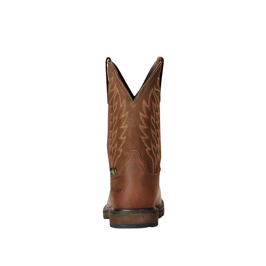 Arithtat Men's Groundbreaker Wide Square Steel Toe Boot