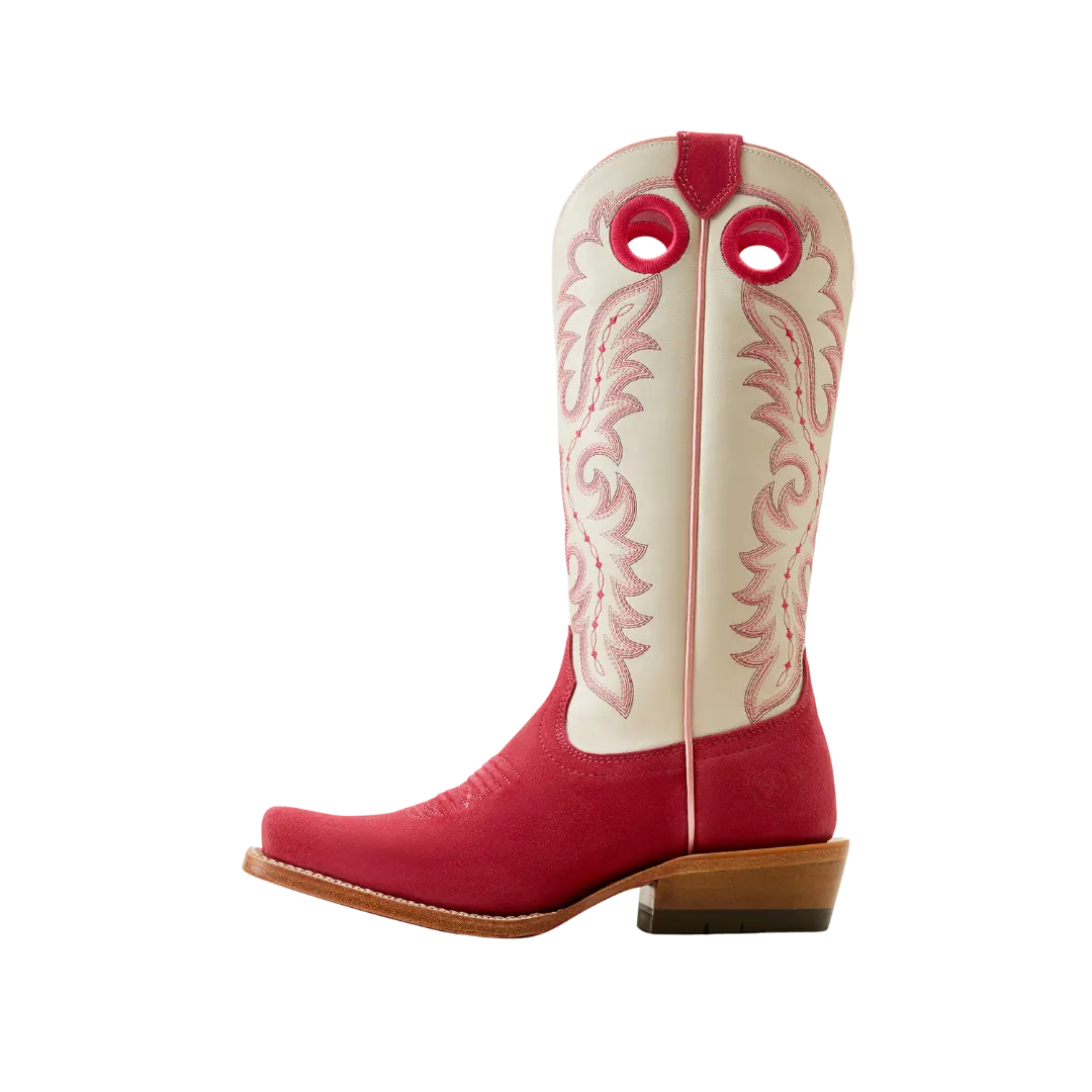 Arithtat Women's Frontier Boon Western Deep Azalea Blanco Boots