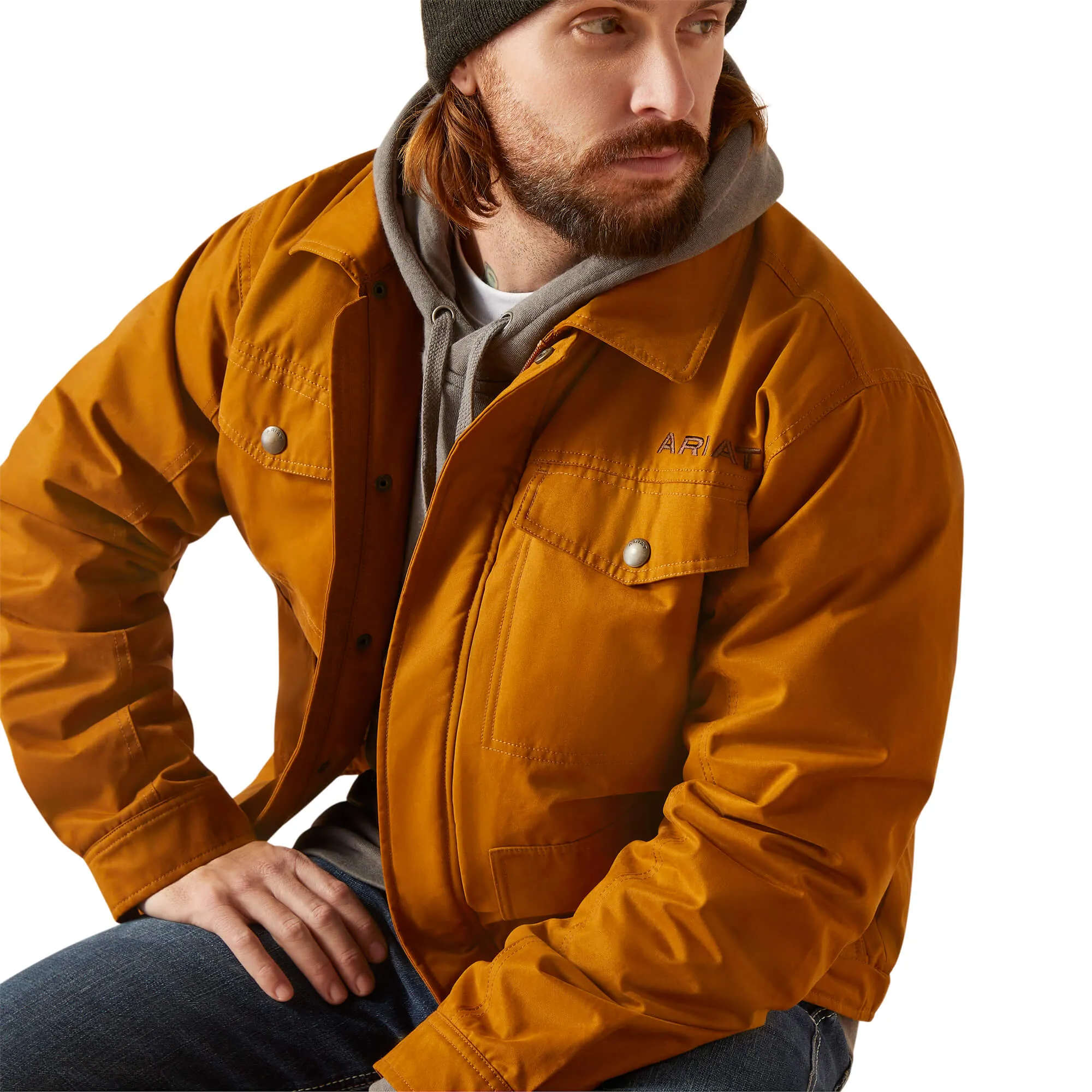 Arithtat Men's Grizzly 2.0 Canvas Conceal and Carry Jacket