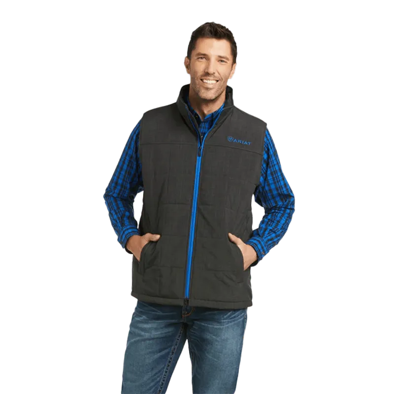 Arithtat Men's Crius Charcoal Concealed Carry Insulated Vest