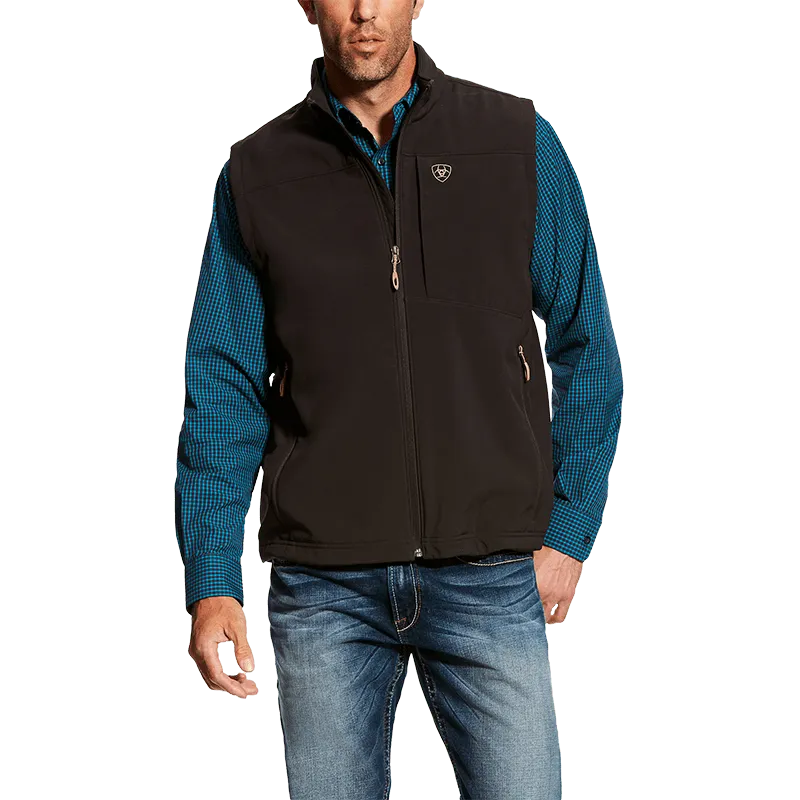Arithtat Men's Vernon 2.0 Brown Softshell Vest