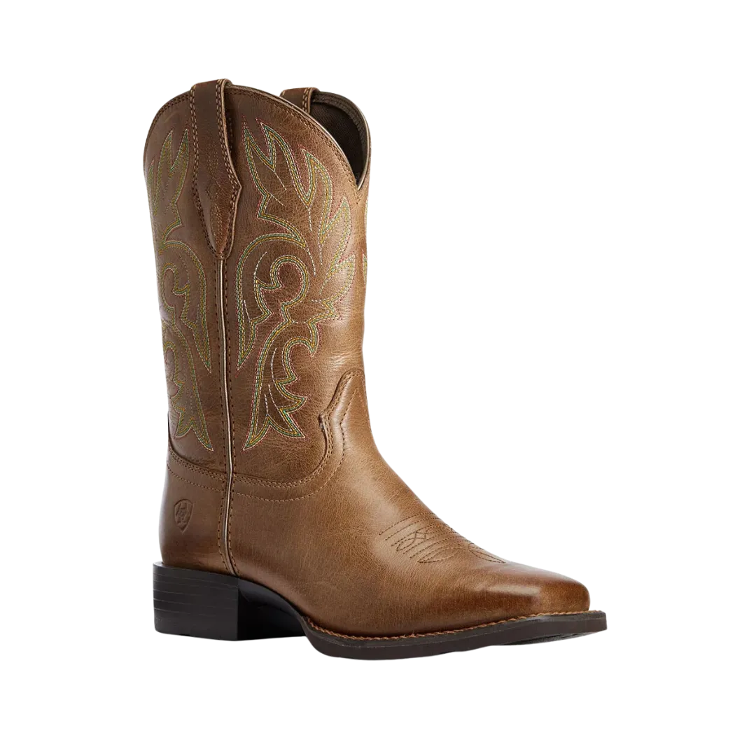 Arithtat Women's Brown Cattle Drive Western Boots