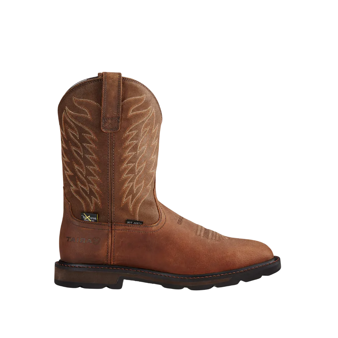 Arithtat Men's Groundbreaker Wide Square Steel Toe Boot