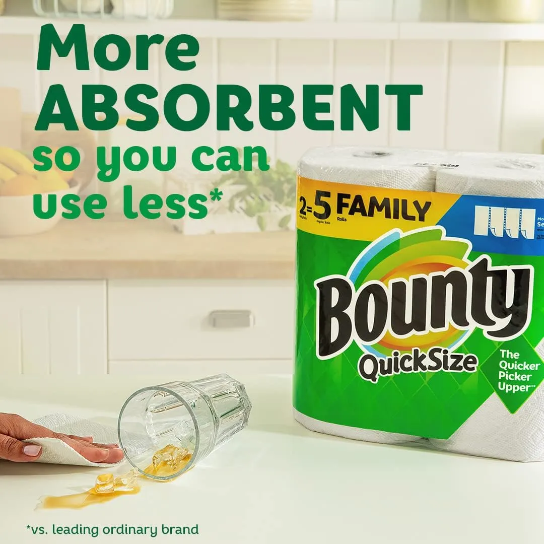 Paper Towels, White, 8 Family Rolls = 20 Regular Rolls (Packaging May Vary)