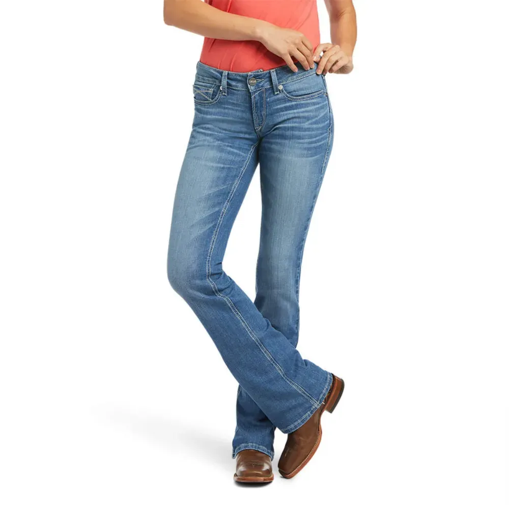 arthtiat Womens R.E.A.L. Mid Rise Allessandra Boot Cut Jeans - 10040796