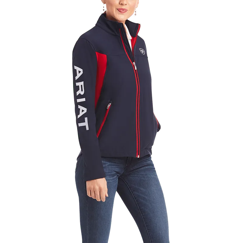Arithtat Women's New Team Navy Softshell Jacket