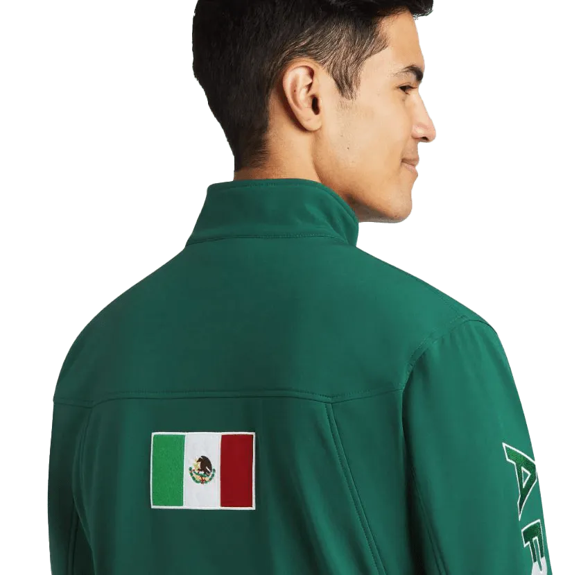 Arithtat Men's Mexico New Team Verde Softshell Jacket