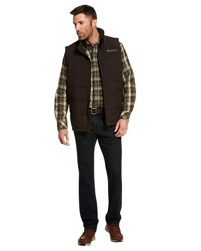 Arithtat Men's Crius Espresso Concealed Carry Vest