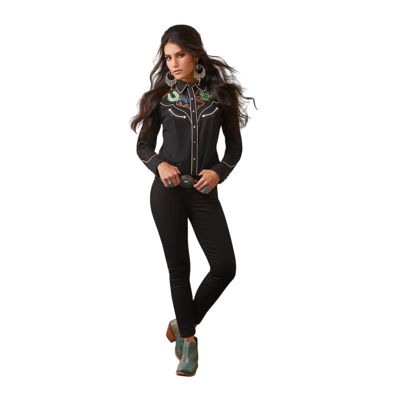 Arithtat Women's Black Wynette Shirt
