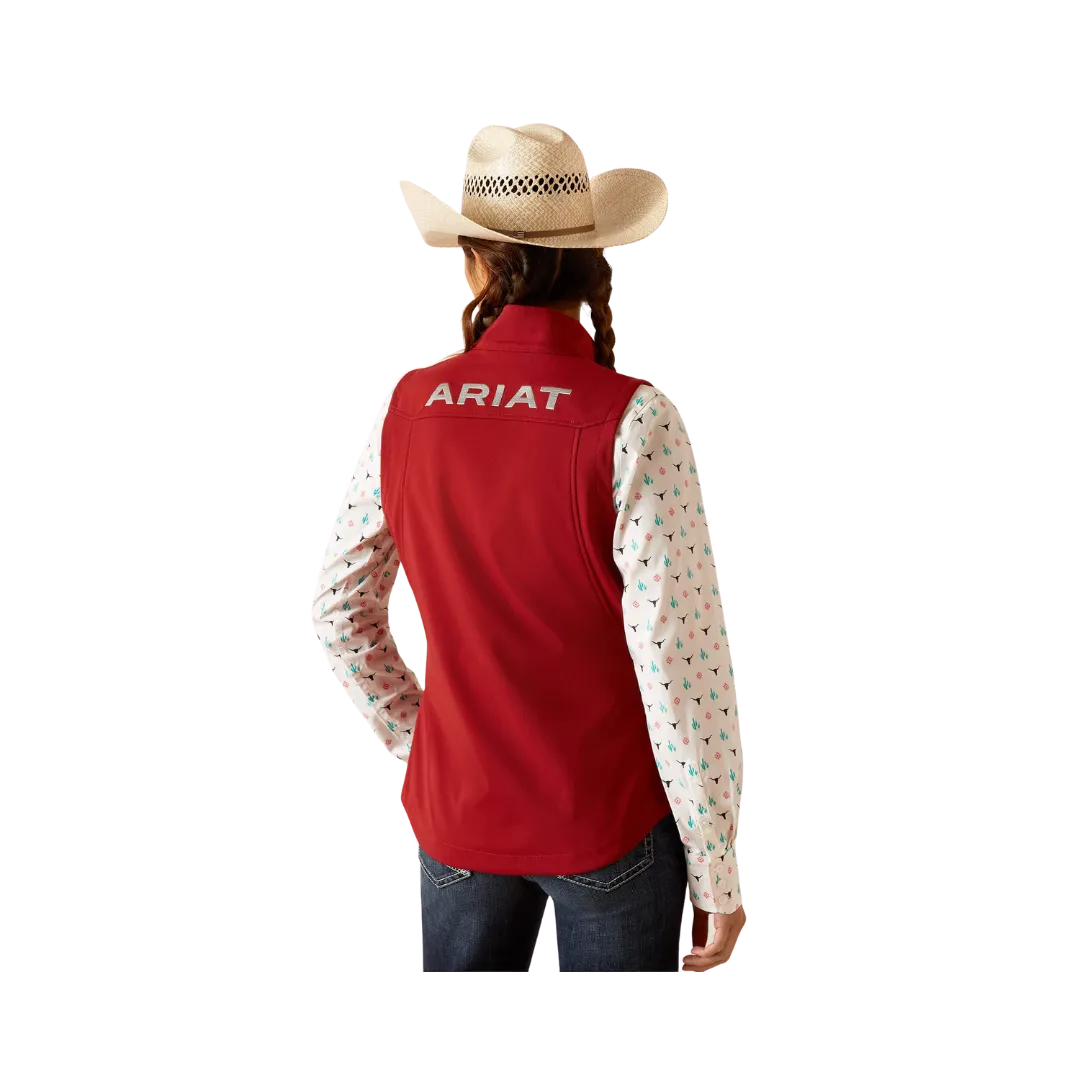 Arithtat Women's New Team Softshell Sun-Dried Tomato Vest