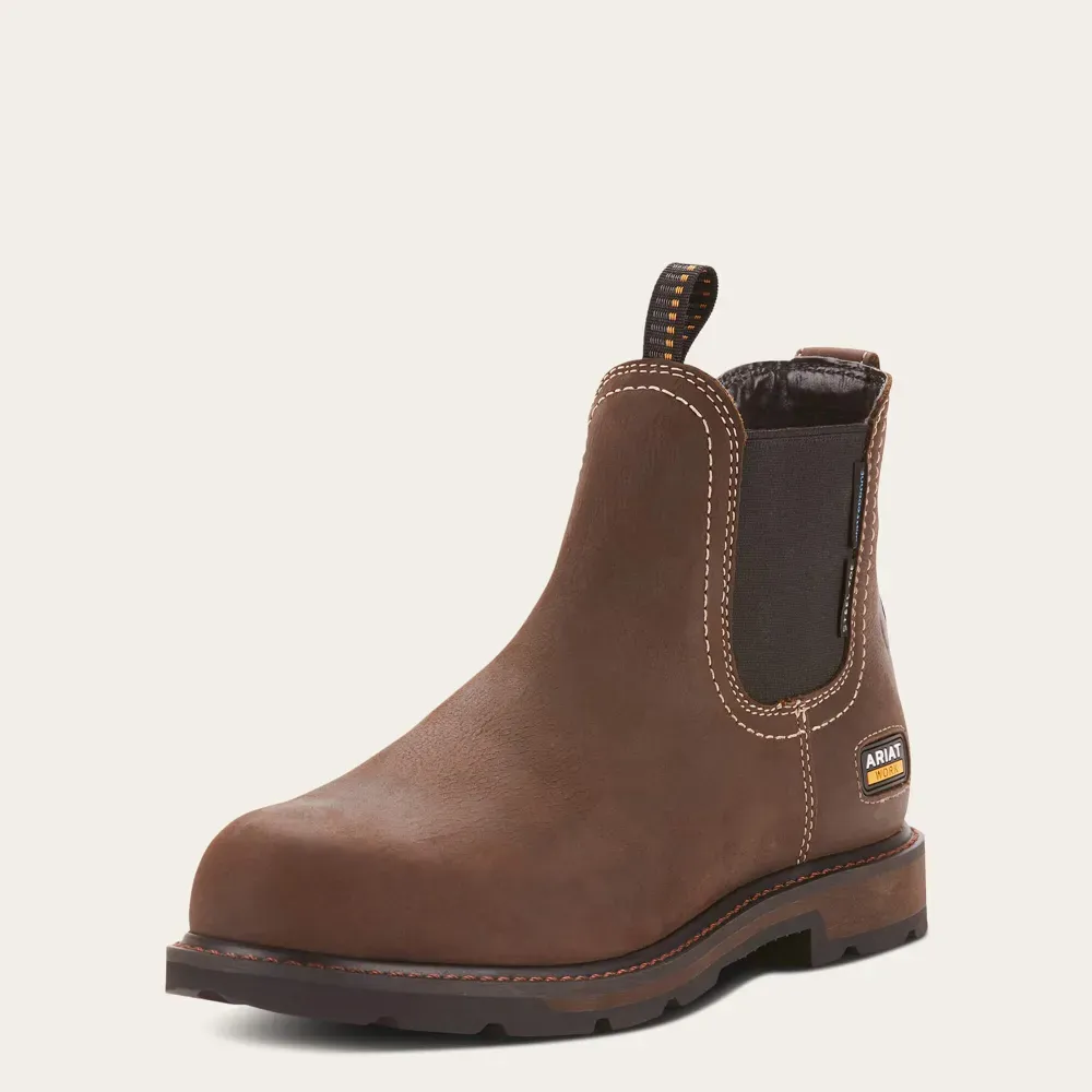 arthtiat Mens Groundbreaker Chelsea Steel Toe Work Boots - 10024983