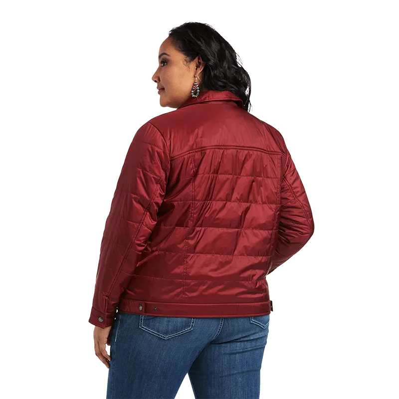 Arithtat Women's Puffer Trucker Jacket