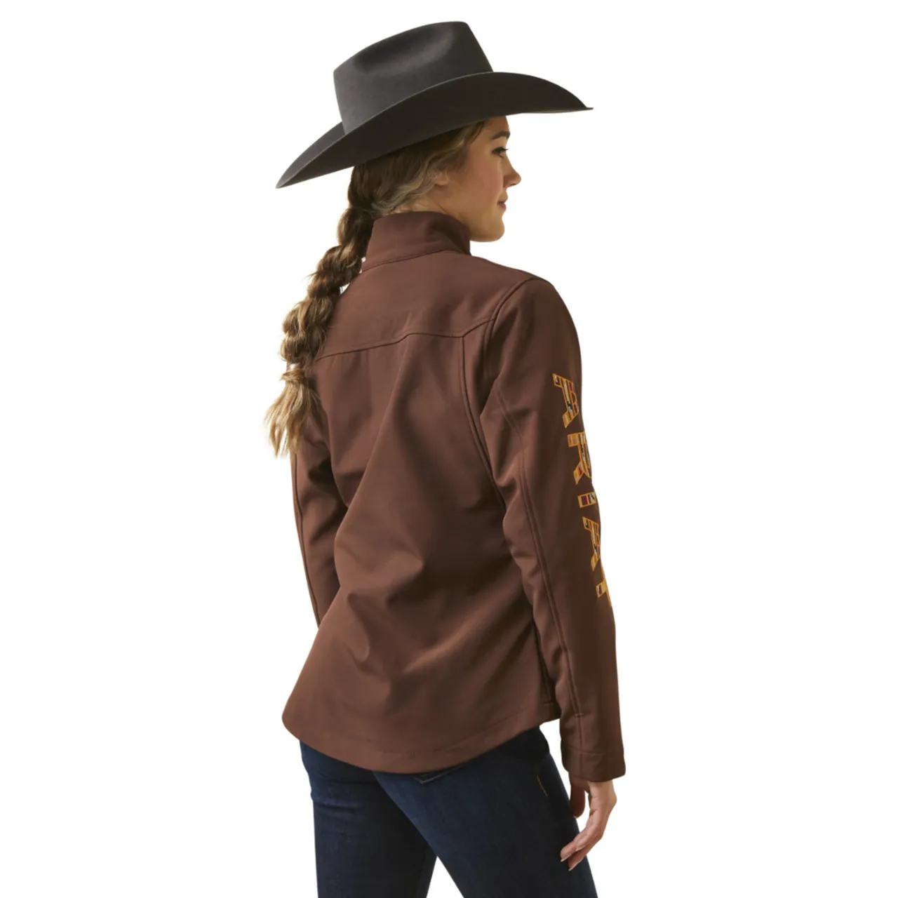 Arithtat Women's Team Logo Softshell Chimayo In Shaved Chocolate Jacket