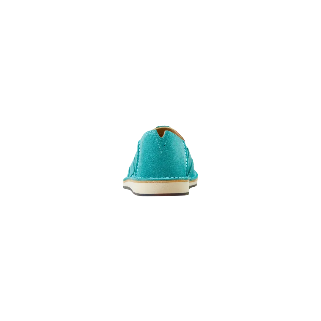 Arithtat Women's Cruiser Teal Suede Shoes