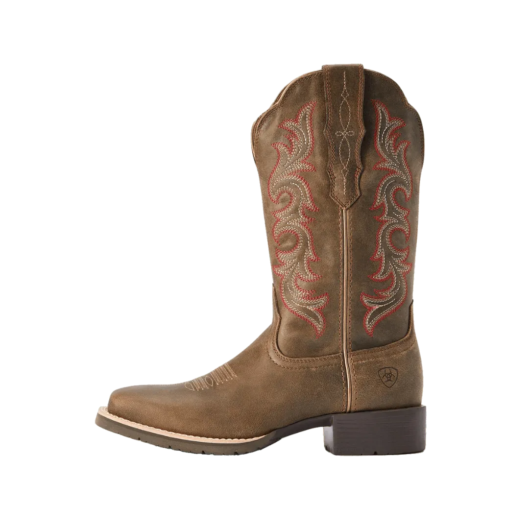 Arithtat Women's Hybrid Rancher Pebble Square Toe Boot