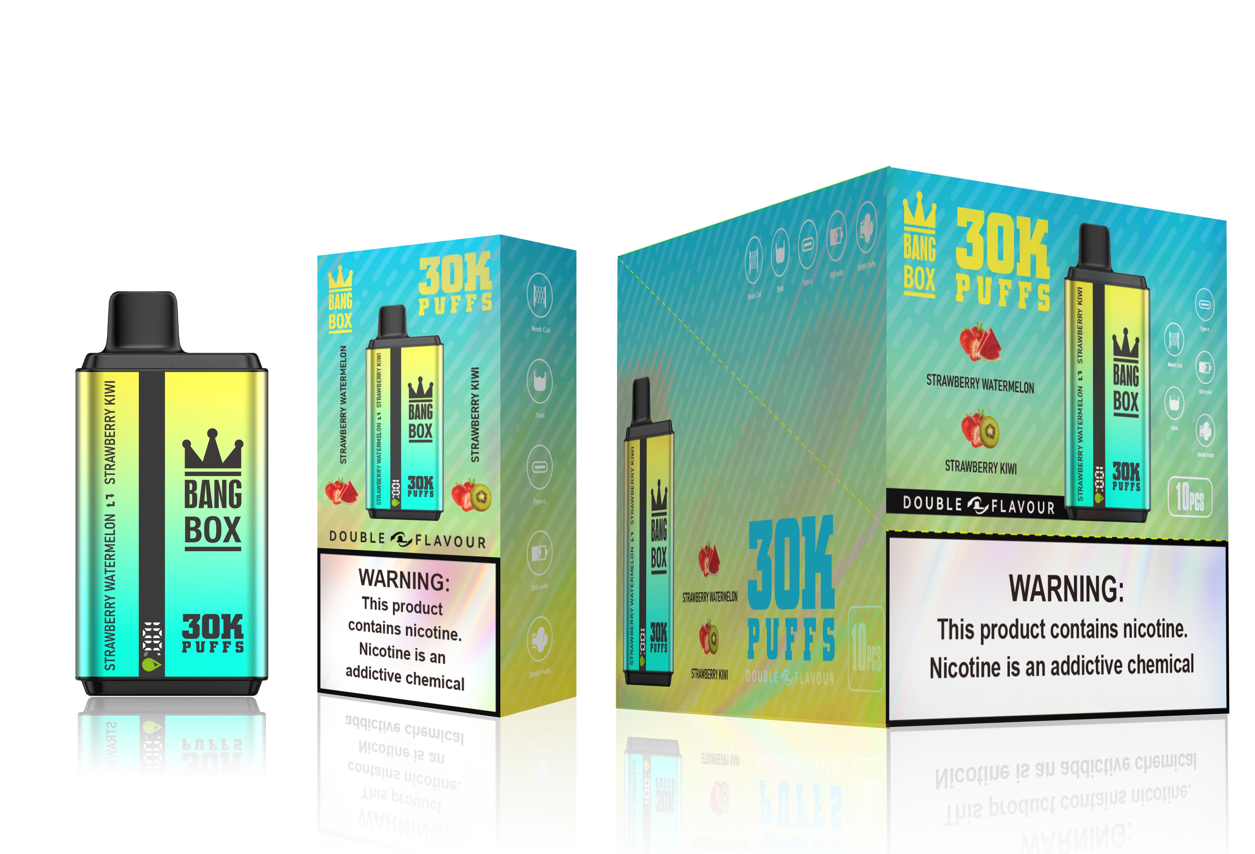 BANGBOX Doubl Eflavour 30000 puffs 10PCS/BOX