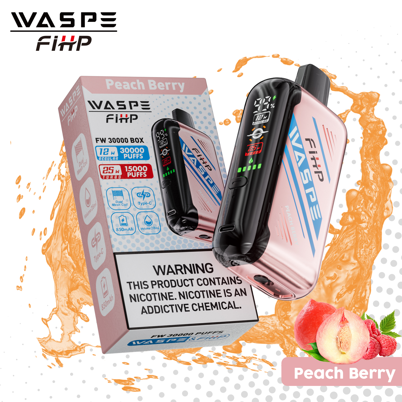 WASPE FW 30000PUFFS 10PCS/BOX