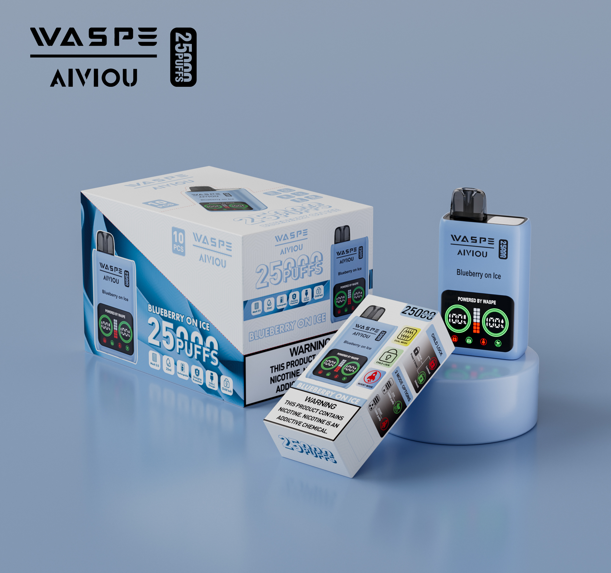 WASPE Aiviou 25000PUFFS 10PCS/BOX