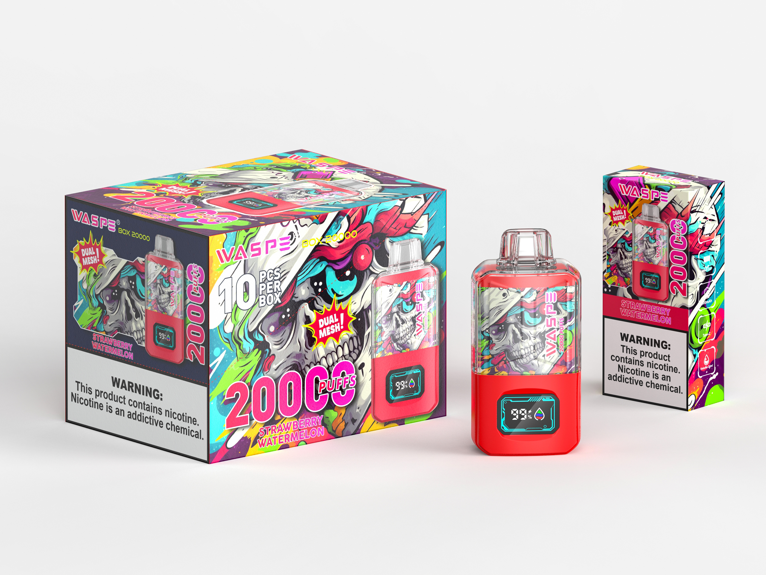 WASPE  20000PUFFS 10PCS/BOX