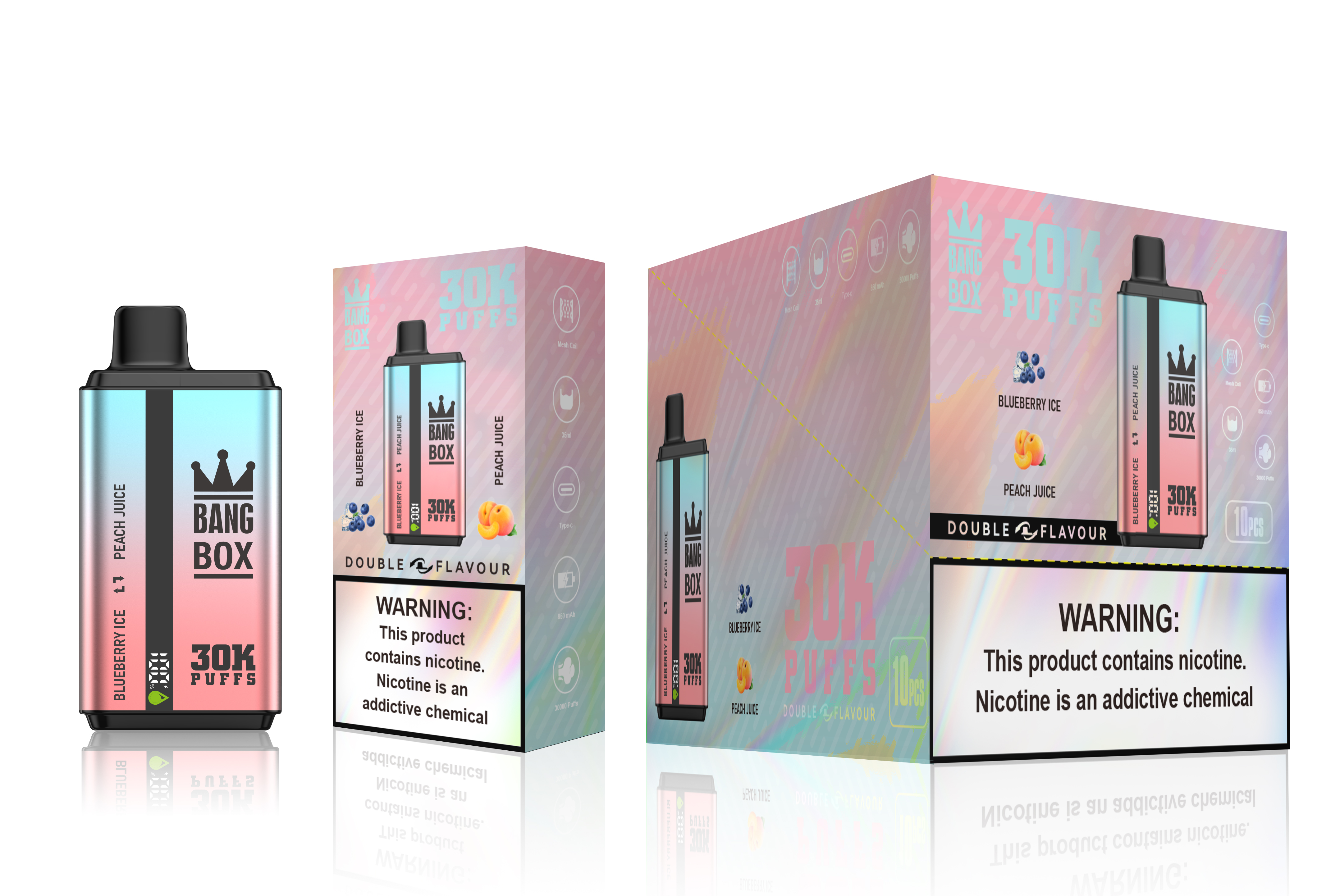 BANGBOX Doubl Eflavour 30000 puffs 10PCS/BOX