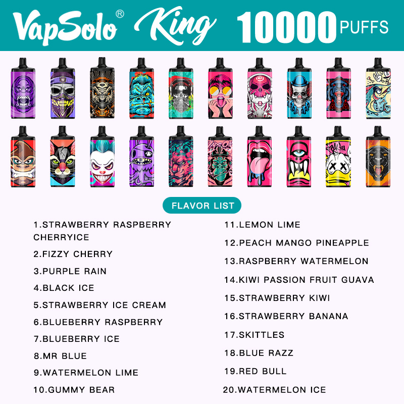 VAPSOLO KING 10000puff 10PCS/BOX