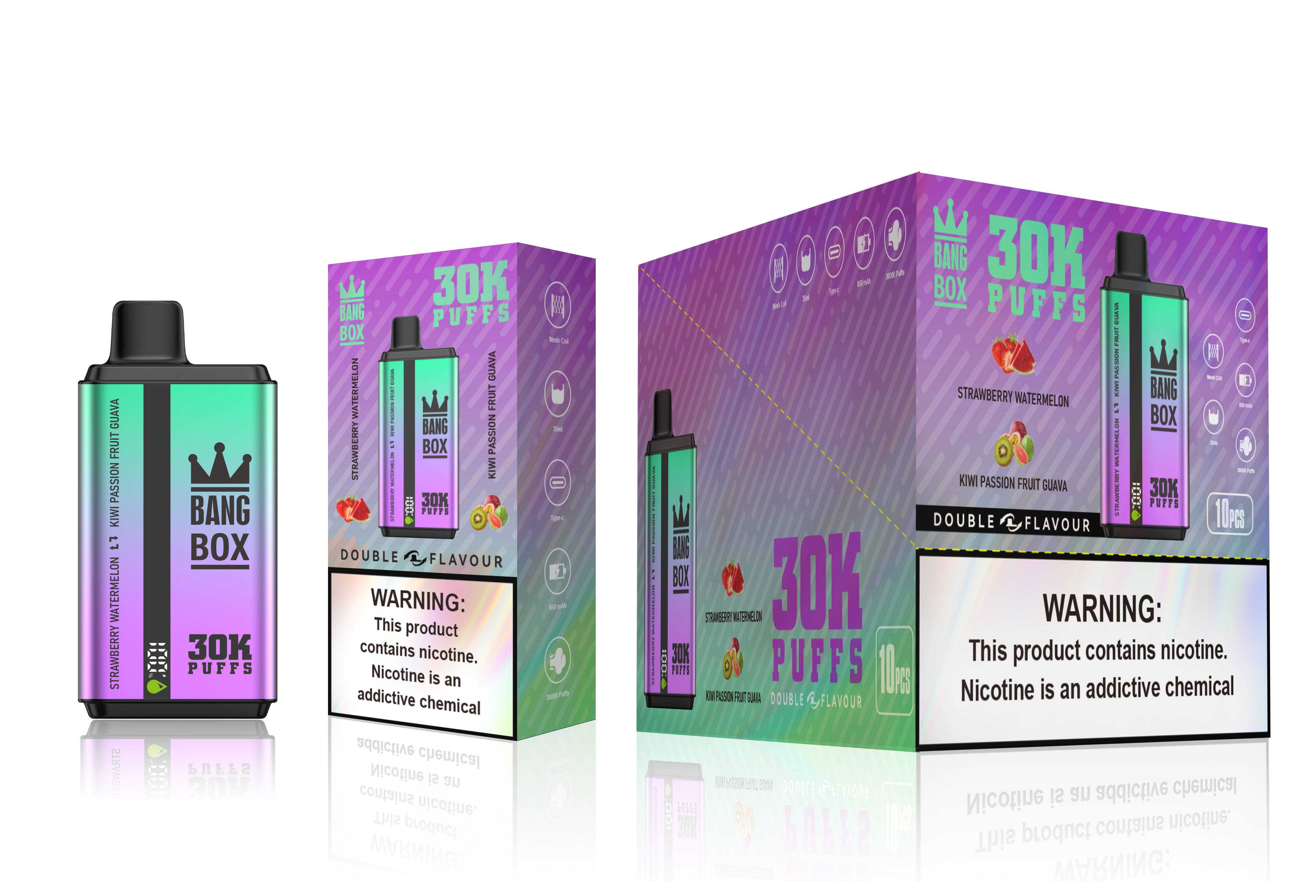 BANGBOX Doubl Eflavour 30000 puffs 10PCS/BOX