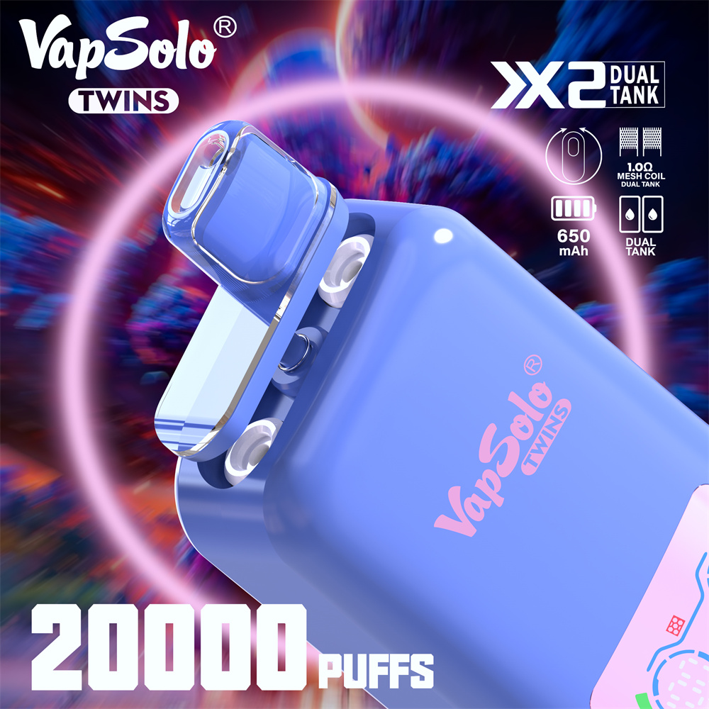 VAPSOLO TWINS 20000puff 10PCS/BOX