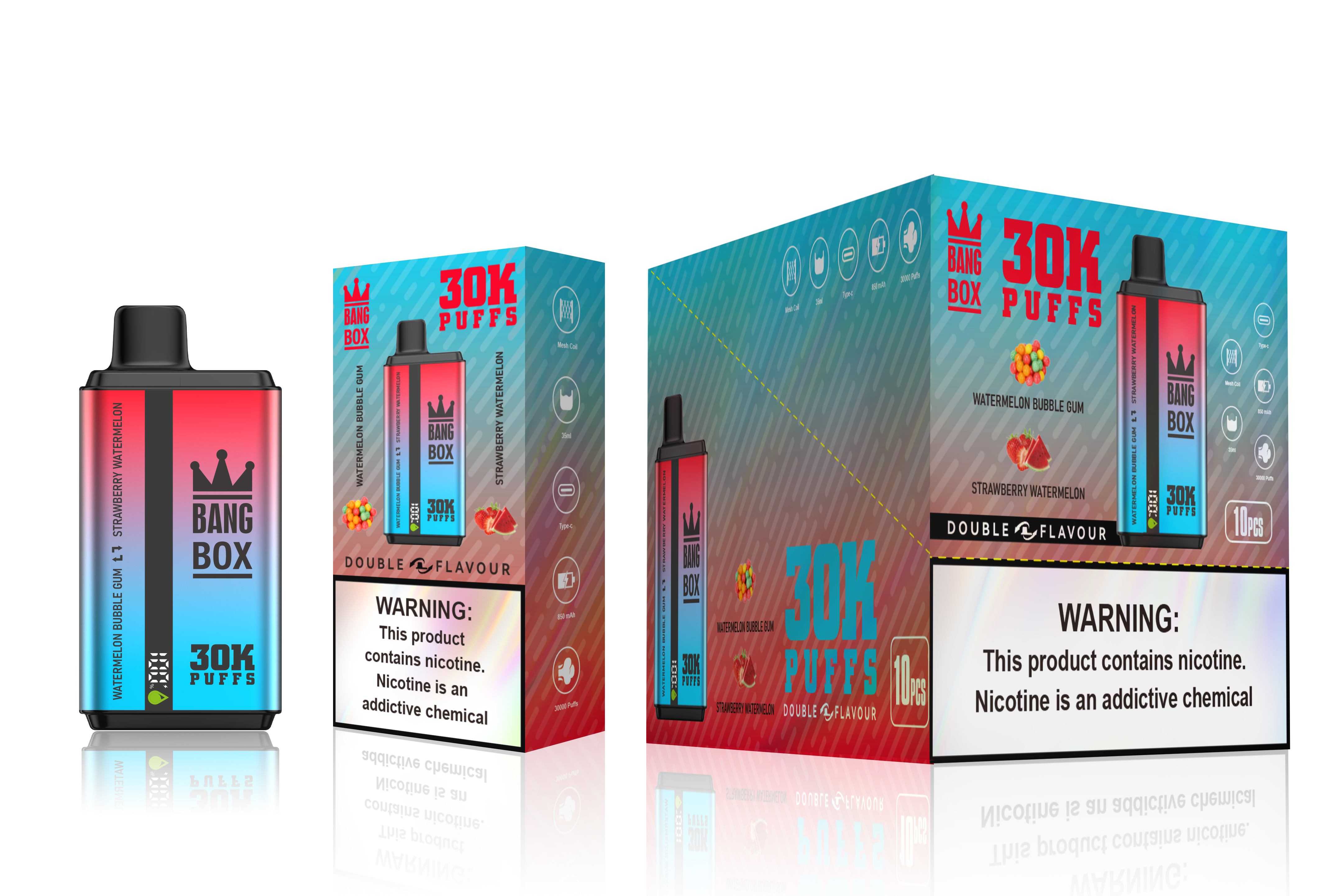 BANGBOX Doubl Eflavour 30000 puffs 10PCS/BOX
