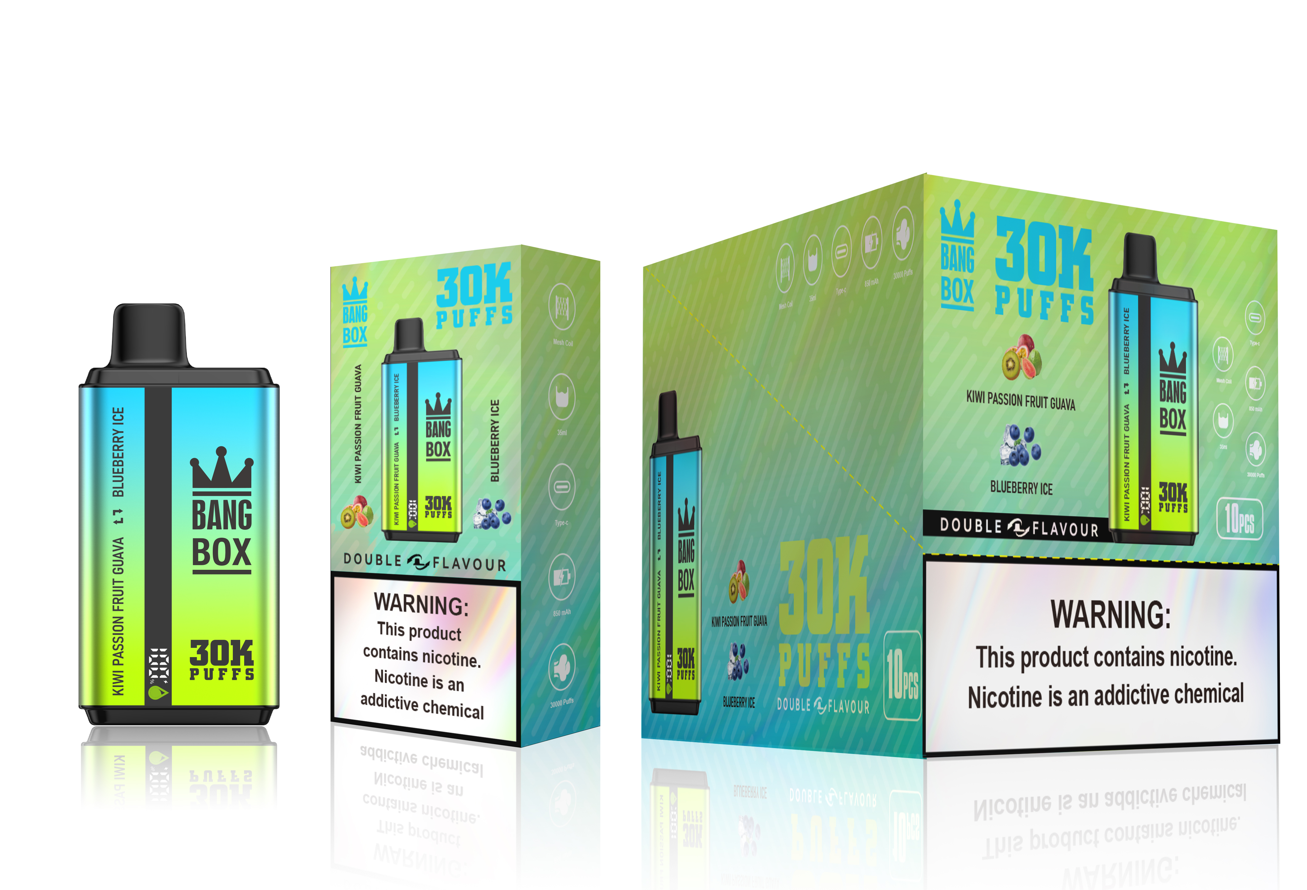 BANGBOX Doubl Eflavour 30000 puffs 10PCS/BOX
