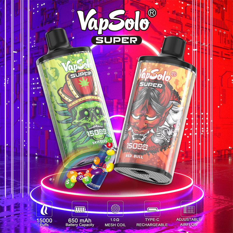 VAPSOLO Super 15000puff 10PCS/BOX