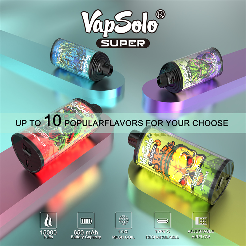 VAPSOLO Super 15000puff 10PCS/BOX