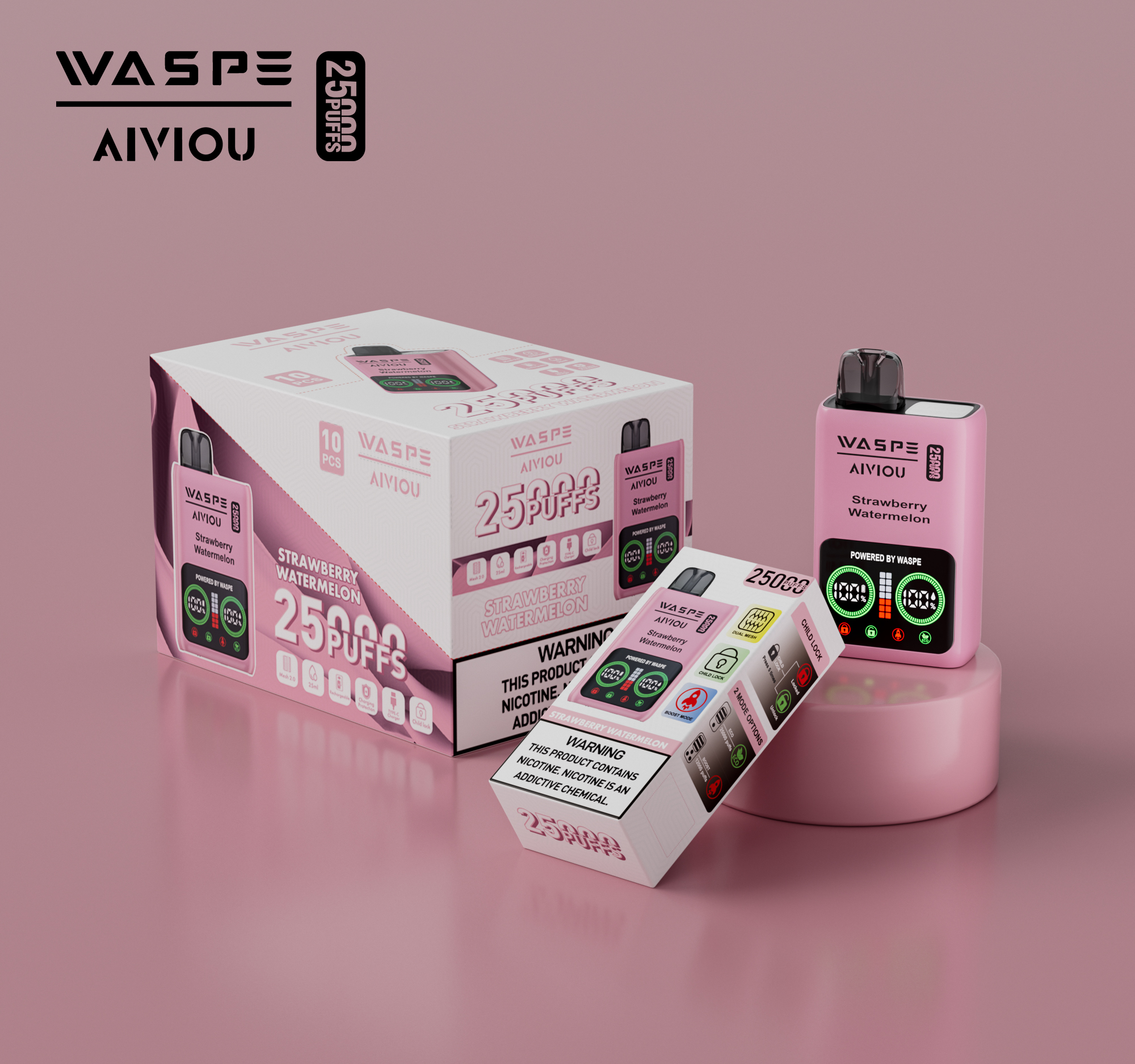 WASPE Aiviou 25000PUFFS 10PCS/BOX