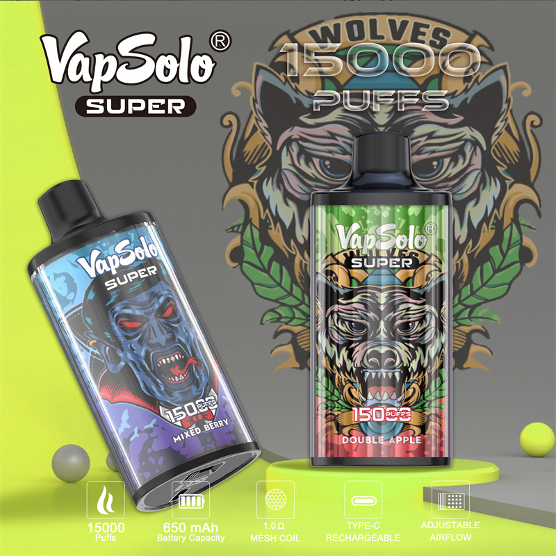 VAPSOLO Super 15000puff 10PCS/BOX