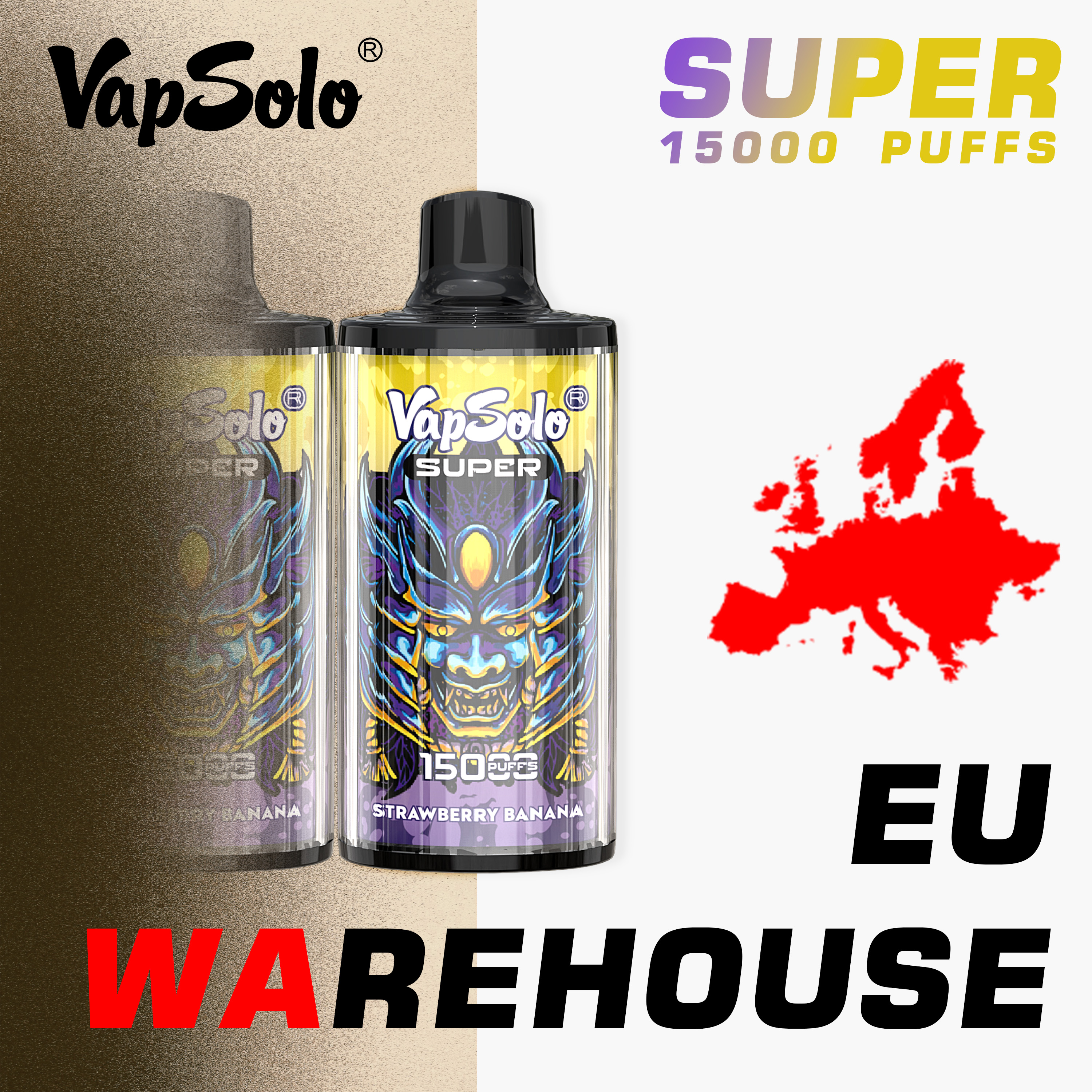 VAPSOLO Super 15000puff 10PCS/BOX