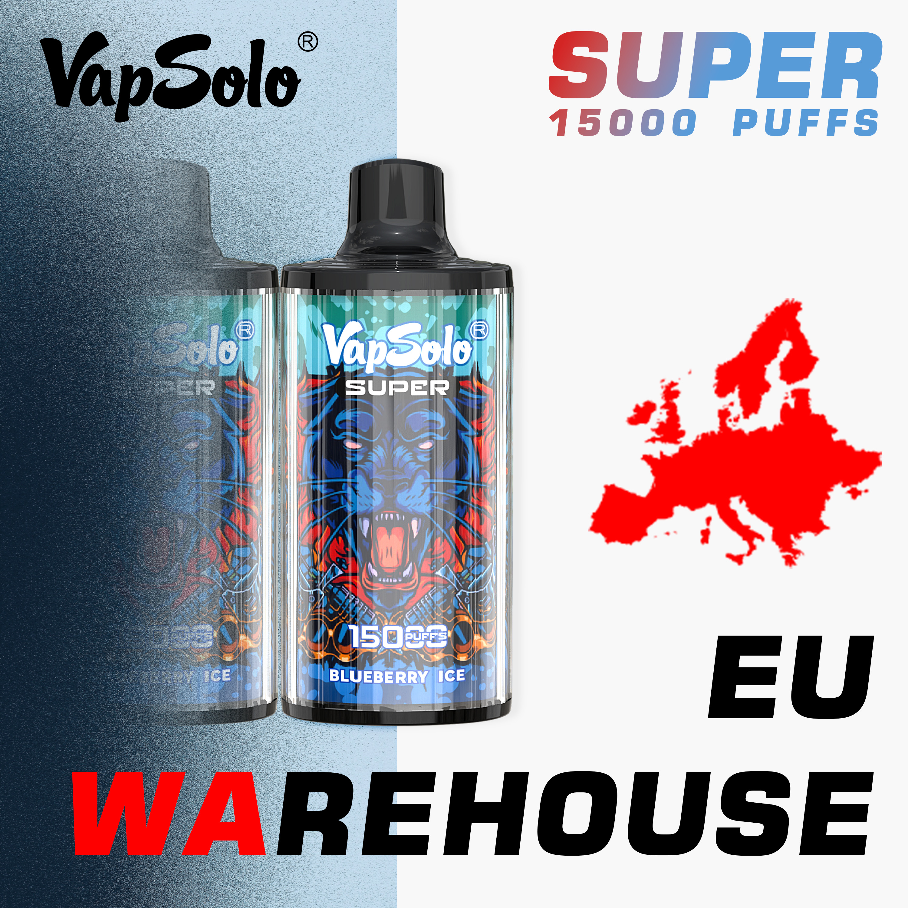 VAPSOLO Super 15000puff 10PCS/BOX