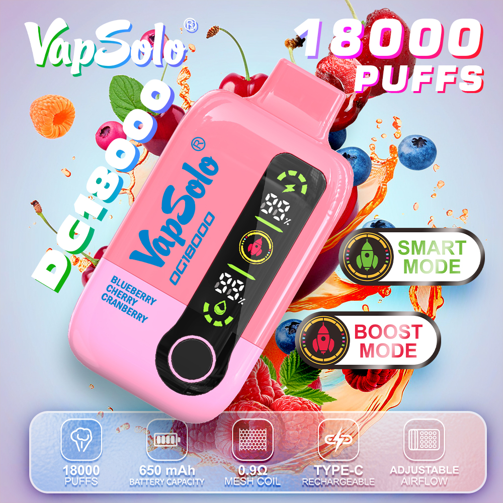 VAPSOLO DG 18000puff 10PCS/BOX