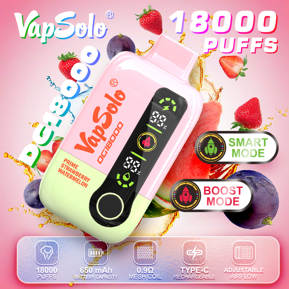 VAPSOLO DG 18000puff 10PCS/BOX
