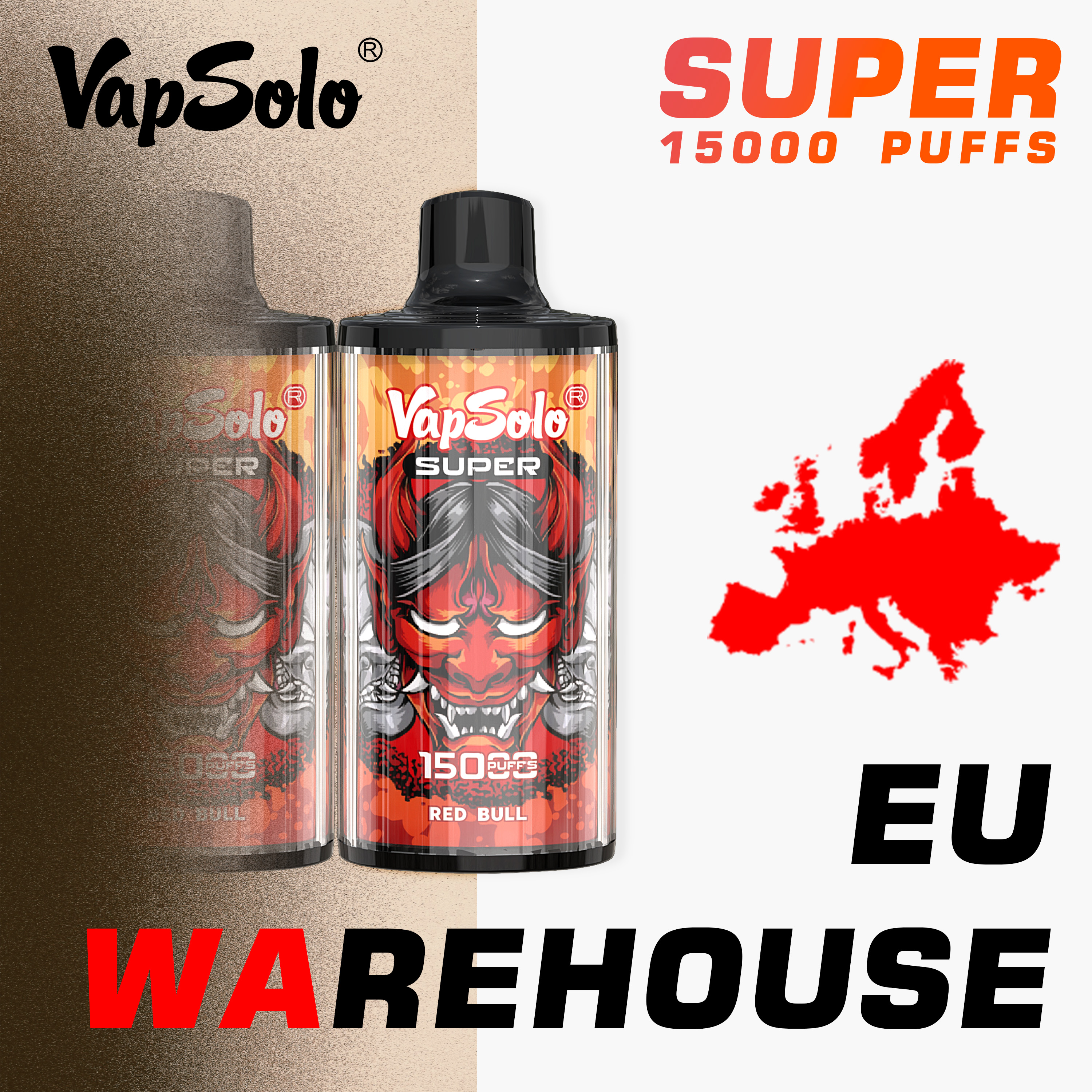VAPSOLO Super 15000puff 10PCS/BOX
