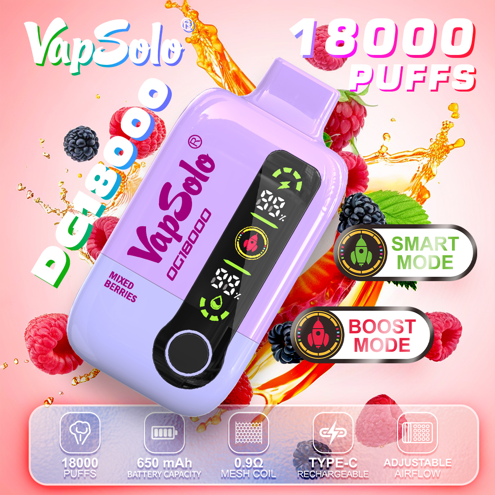 VAPSOLO DG 18000puff 10PCS/BOX