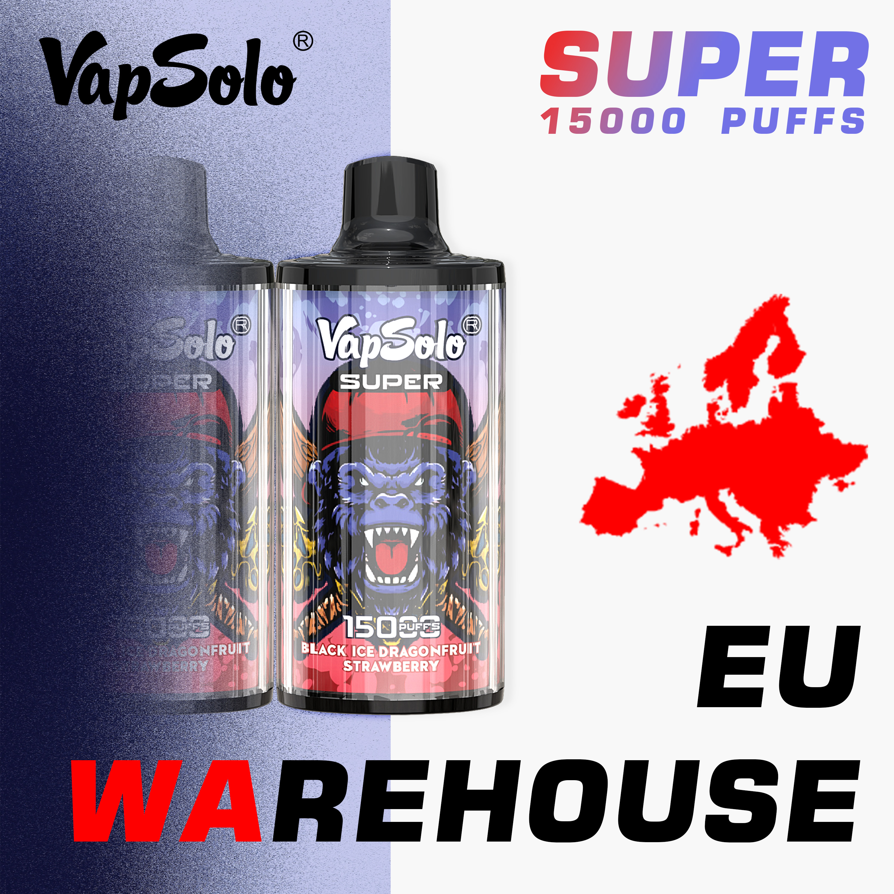 VAPSOLO Super 15000puff 10PCS/BOX
