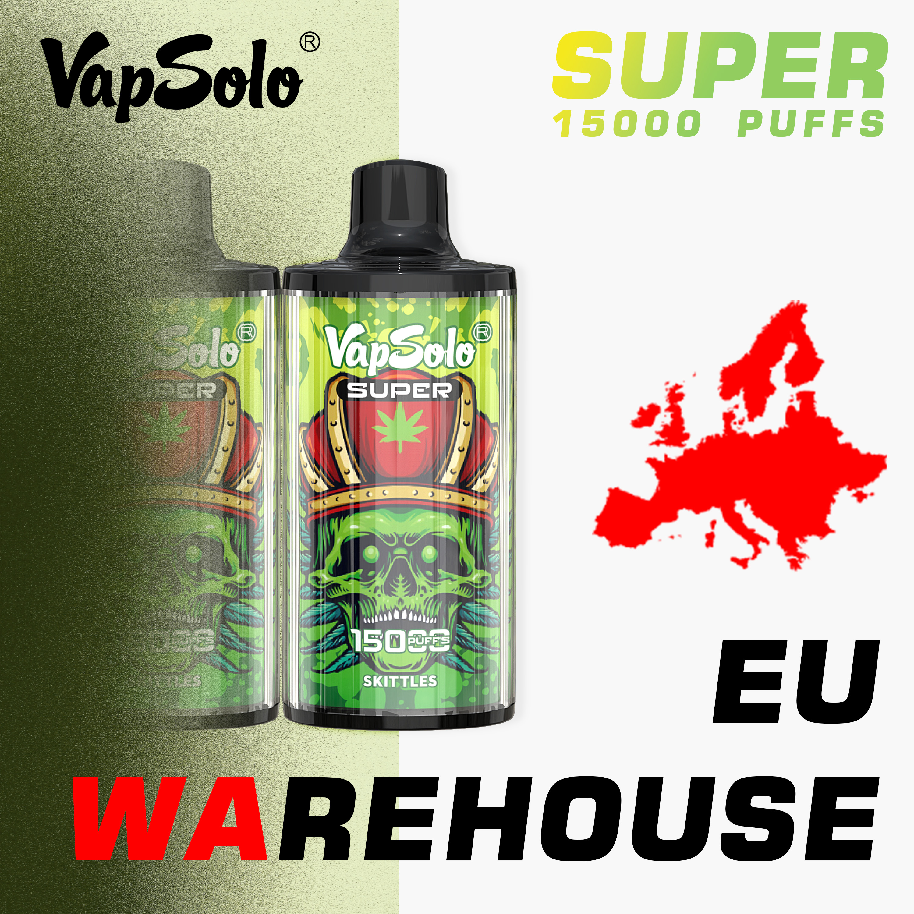 VAPSOLO Super 15000puff 10PCS/BOX
