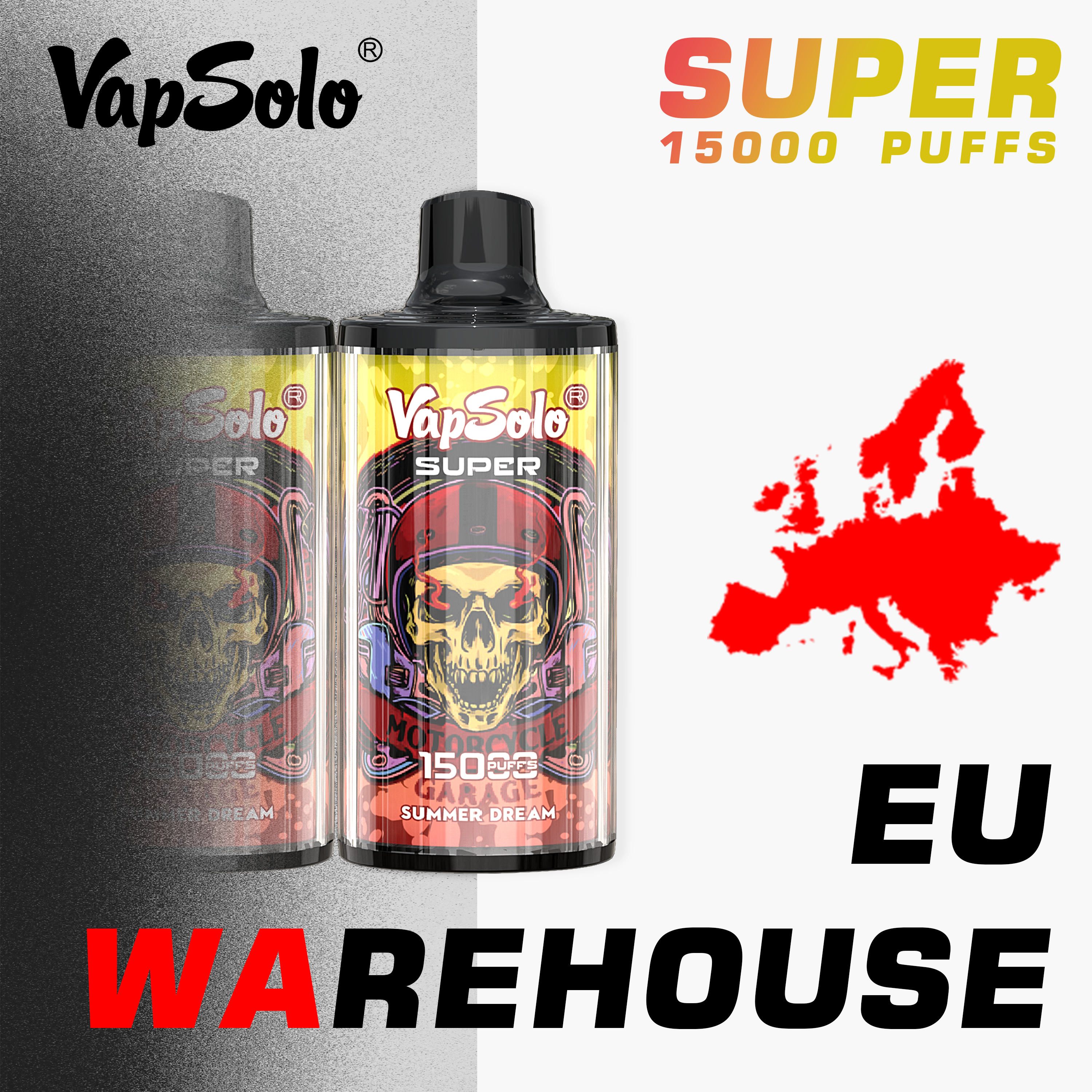 VAPSOLO Super 15000puff 10PCS/BOX