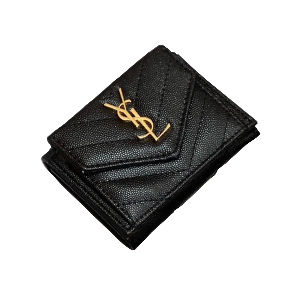 Saint Laurent YSL Leather Card Holder