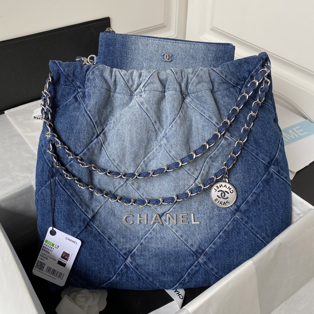 Chanel 22bag Old Denim