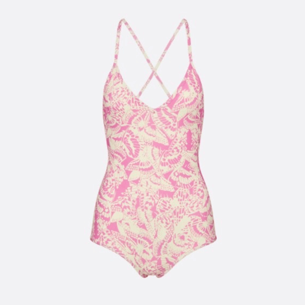 Dior  Animal-print One-piece Swimsuit  Swimwear
