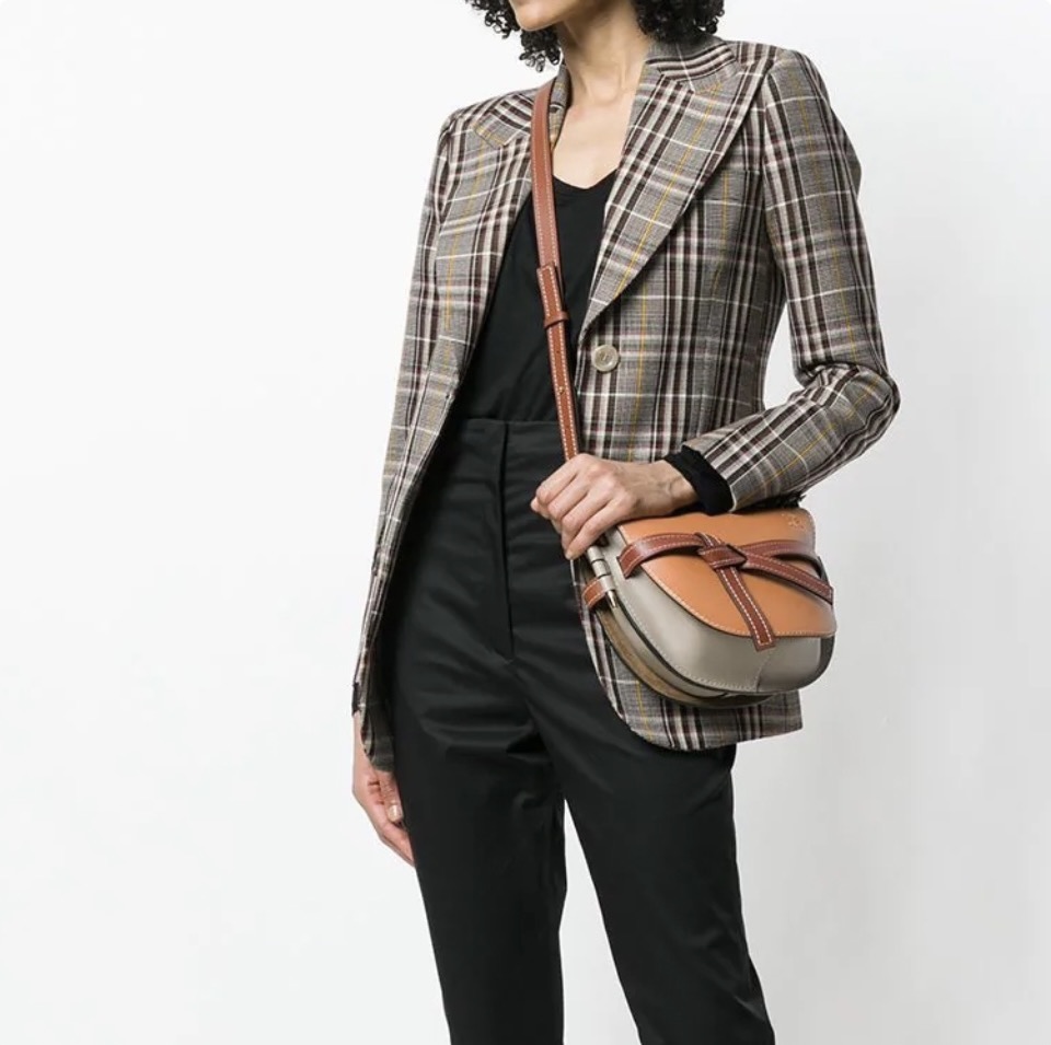 Loewe Gate Cowhide Shoulder Straps Small Bag